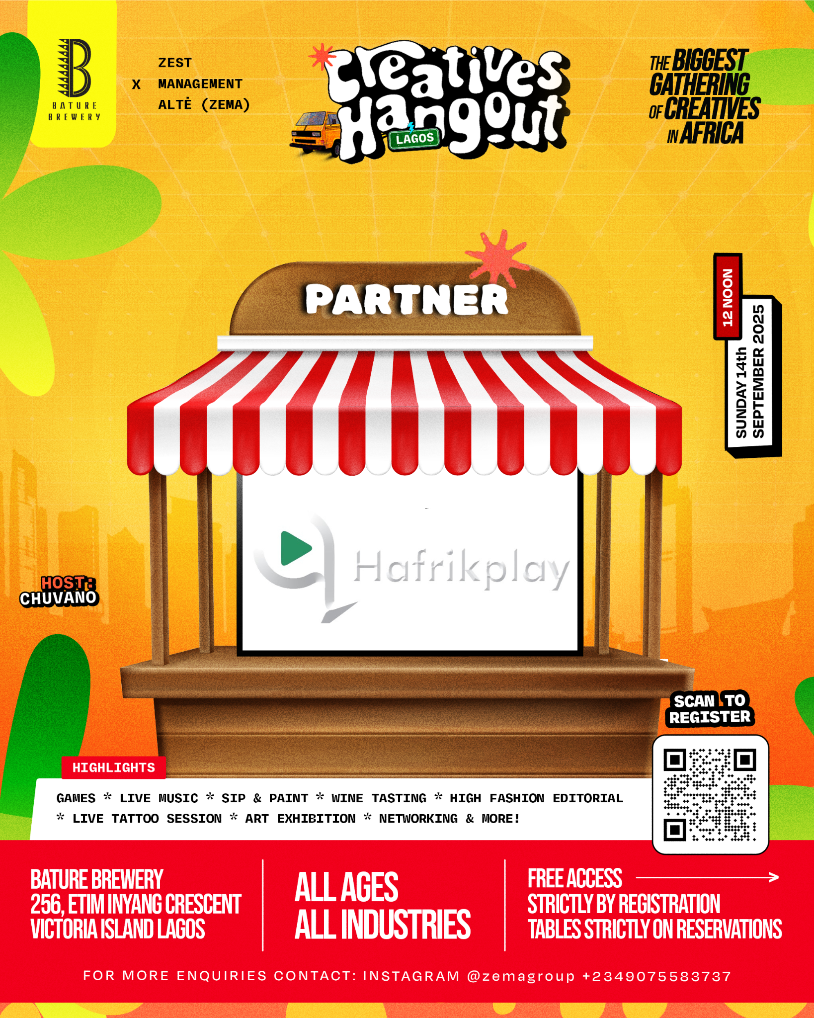 Hafrikplay Partners with Creatives Hangout Lagos (CHL) to Celebrate and Empower African Creatives