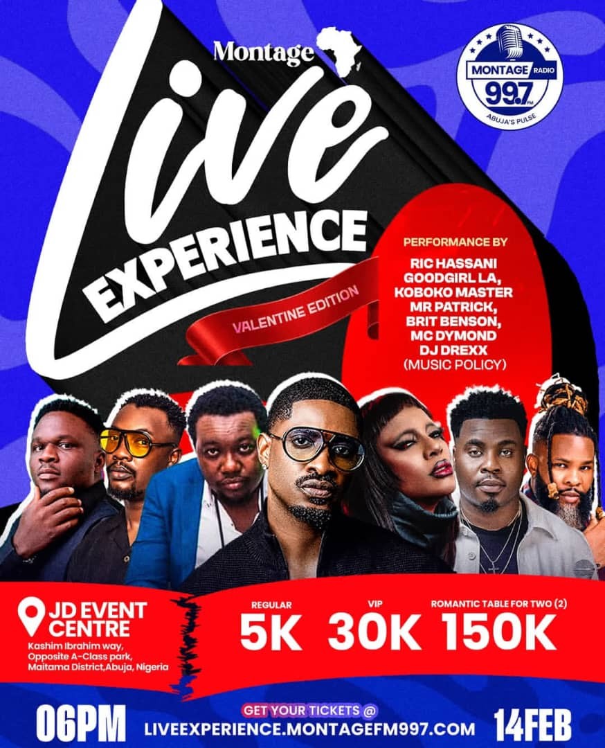 Montage 99.7FM Announces Hafrikplay as Official Media Partner for Montage Live Experience: Valentine Edition