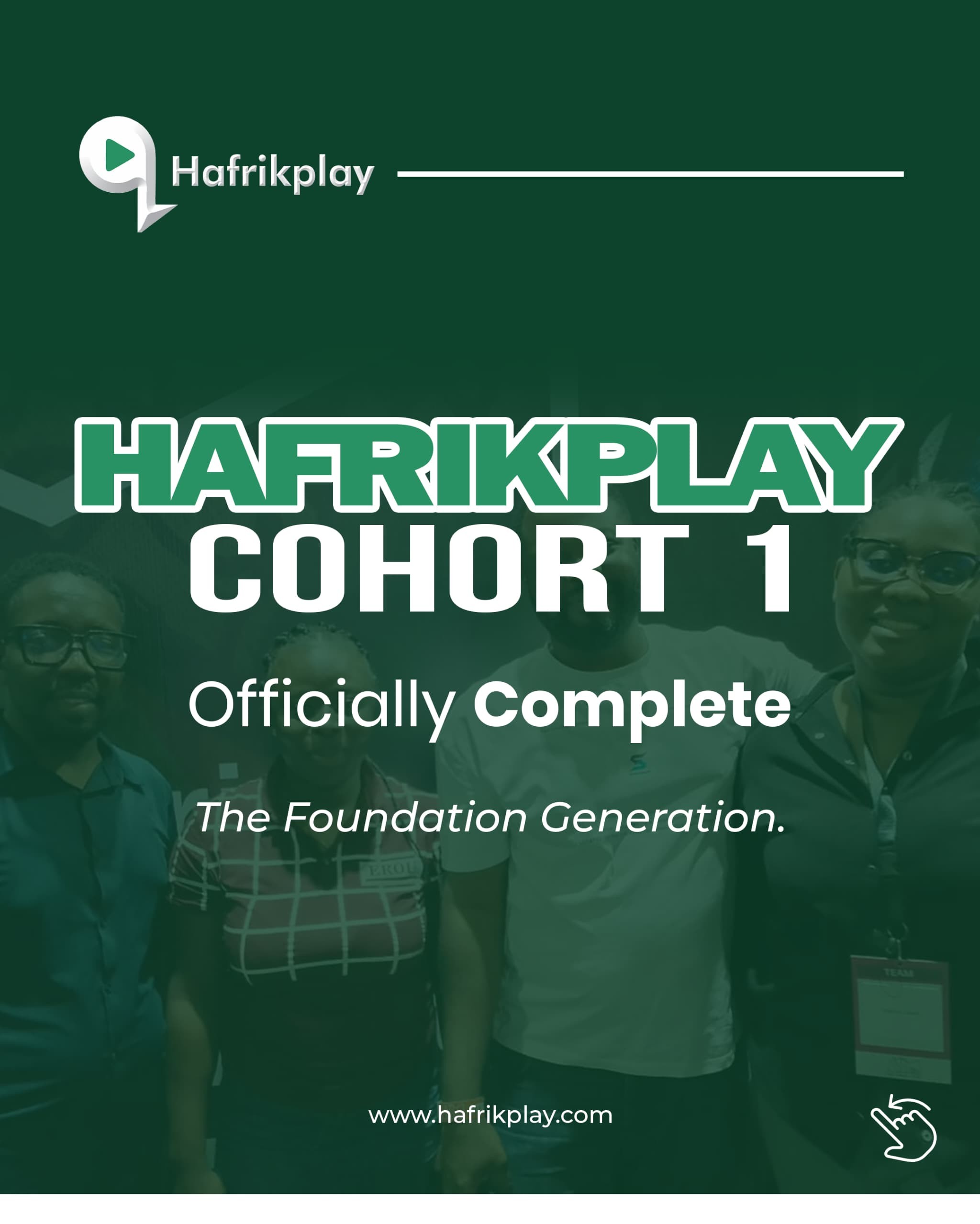 Hafrikplay Cohort 1 Wrap-Up: Building the Foundation for Africa’s Creative Tech Future