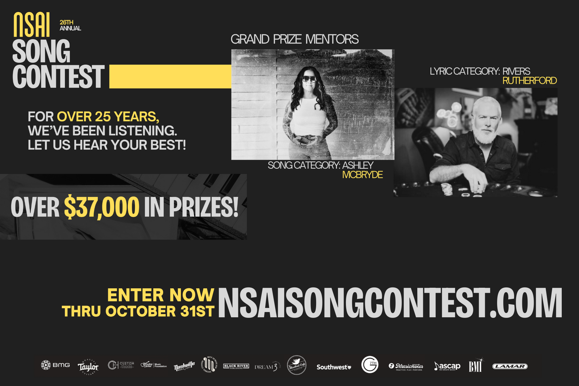 Song Contest is OPEN - Enter Now!