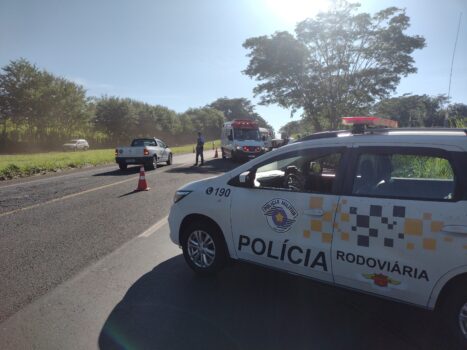 Acidente ocorreu na manhã de terça-feira (11) no km 109 da rodovia Assis Chateaubriand em Barretos (Luís Nascimento) registro