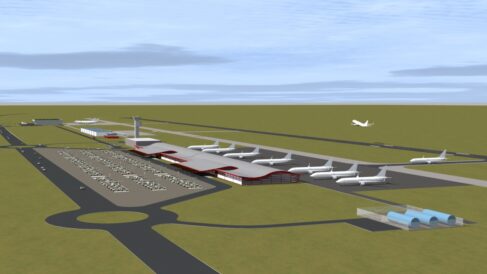 Projeto do futuro aeroporto internacional de Olímpia (Imagem: Divulgação Pref Olímpia – O Diário de Barretos) Projeto do futuro aeroporto internacional de Olímpia (Imagem: Divulgação Pref Olímpia - O Diário de Barretos)