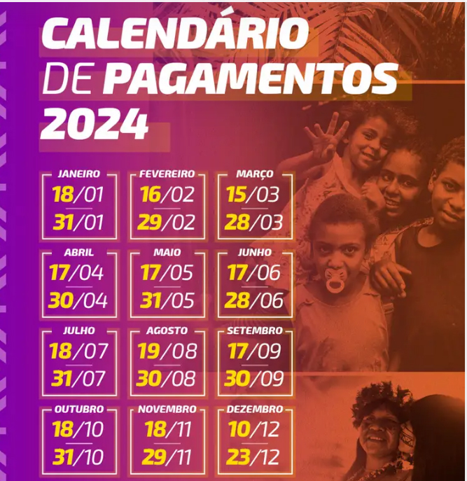 Governo Divulga Calendário De Pagamentos Do Bolsa Família Para 2024 - O ...