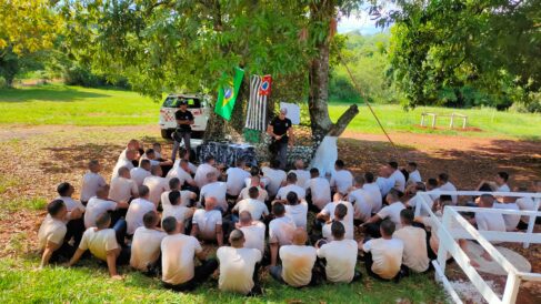 68cbb455-4bbb-4904-afef-0af452950207 O 33º Batalhão da Polícia Militar de Barretos recebeu desde o último dia 16, um grupo de 60 alunos que vieram realizar o curso de Formação de Soldados. De acordo com o comandante Interino do 33º BPM/I Major PM Paulo Cesar Frugeri, que é o diretor da Escola de Soldados