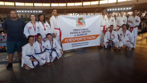 WhatsApp Image 2024-04-15 at 18.25.28 A equipe do Projeto Karatê “Combatendo o Bom Combate”, participou no sábado (13), em São José do Rio Preto da 5ª etapa do Campeonato Paulista de Karatê, promovido pela Federação Paulista - FPK.