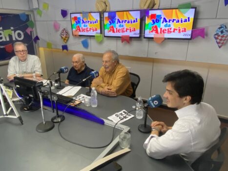 Primeira noite do concurso Rei e Rainha da Alegria na O Diário Independente FM (Foto: O Diário de Barretos) Primeira noite do concurso Rei e Rainha da Alegria na O Diário Independente FM (Foto: O Diário de Barretos)