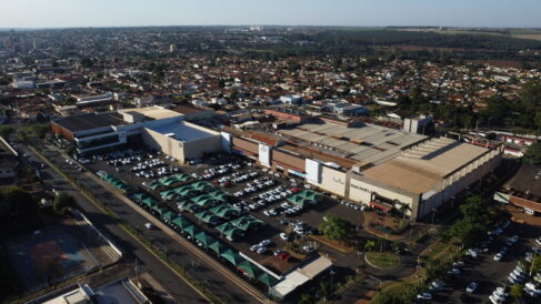 Vista aérea do North Shopping Barretos, que divulgou balanço de vendas do Dia das Mães Vista aérea do North Shopping Barretos, que divulgou balanço de vendas do Dia das Mães