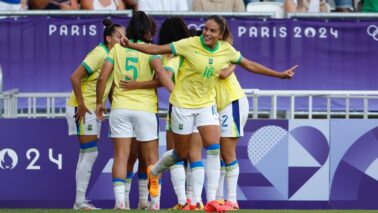 A seleção brasileira feminina de futebol estreou com vitória nos Jogos Olímpicos de Paris-2024.