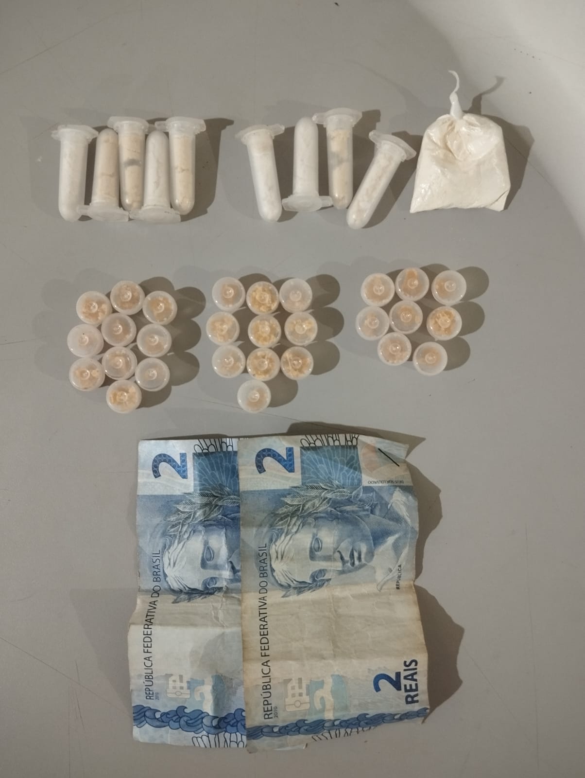 PM detém suspeito na prática de tráfico de entorpecente