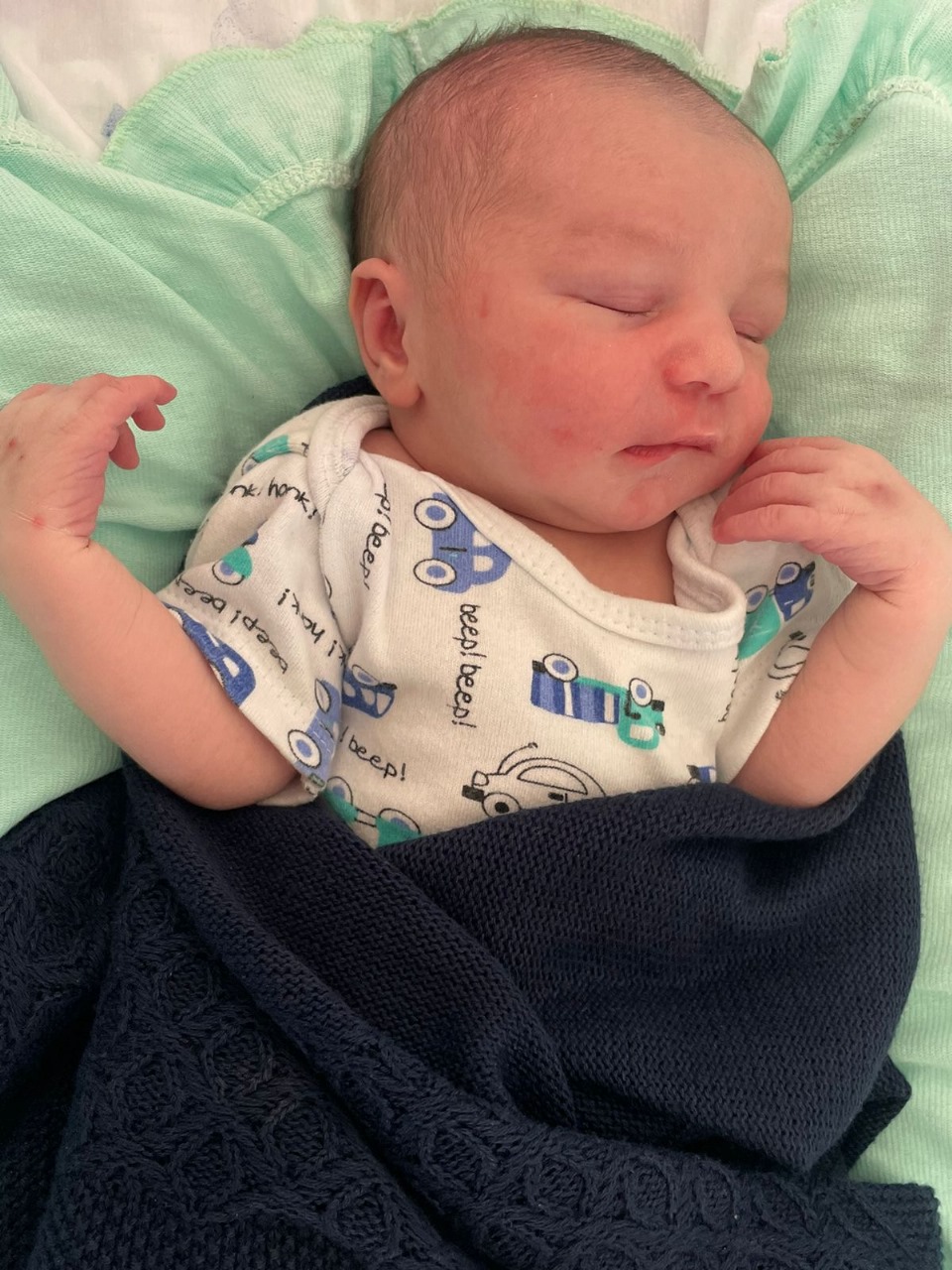 Benício é o primeiro bebê do ano de 2025