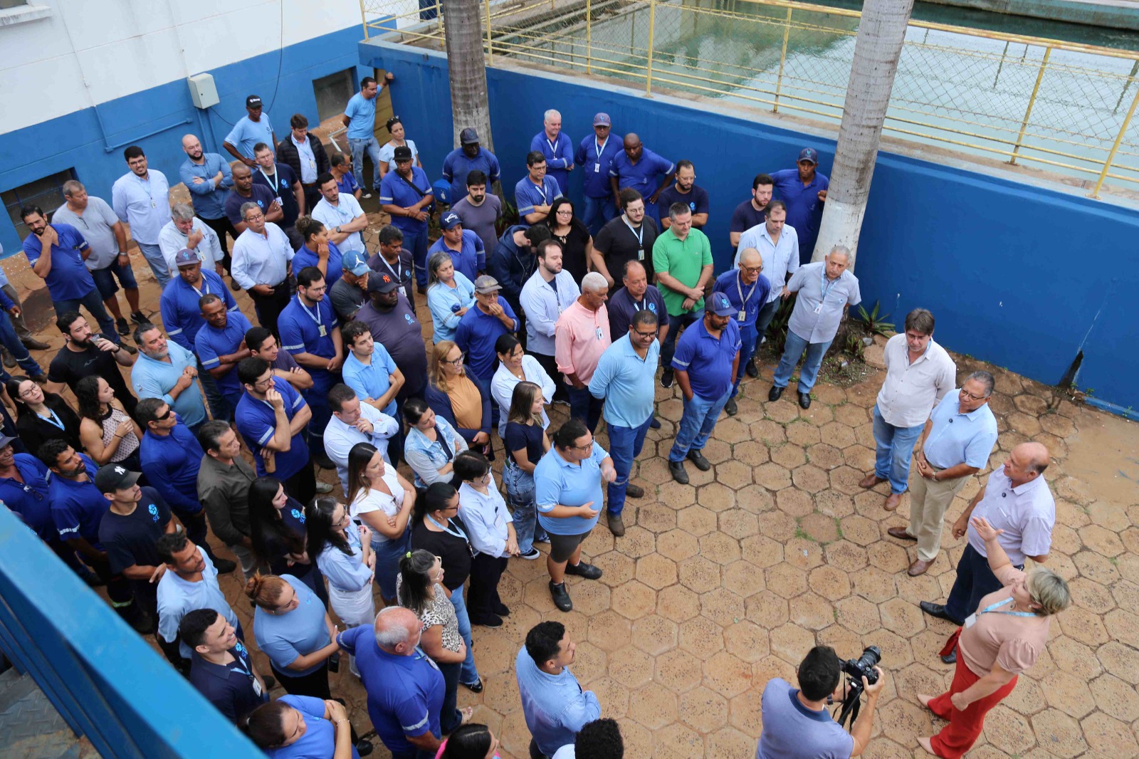 Novo superintendente do SAAE Barretos se reúne com servidores