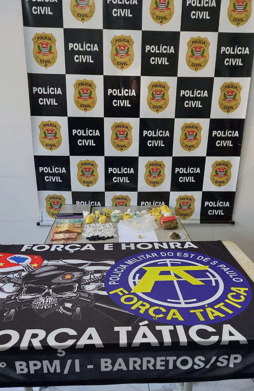 Polícias Civil e Militar realizam ação conjunta que resulta em apreensão e prisão por tráfico de drogas