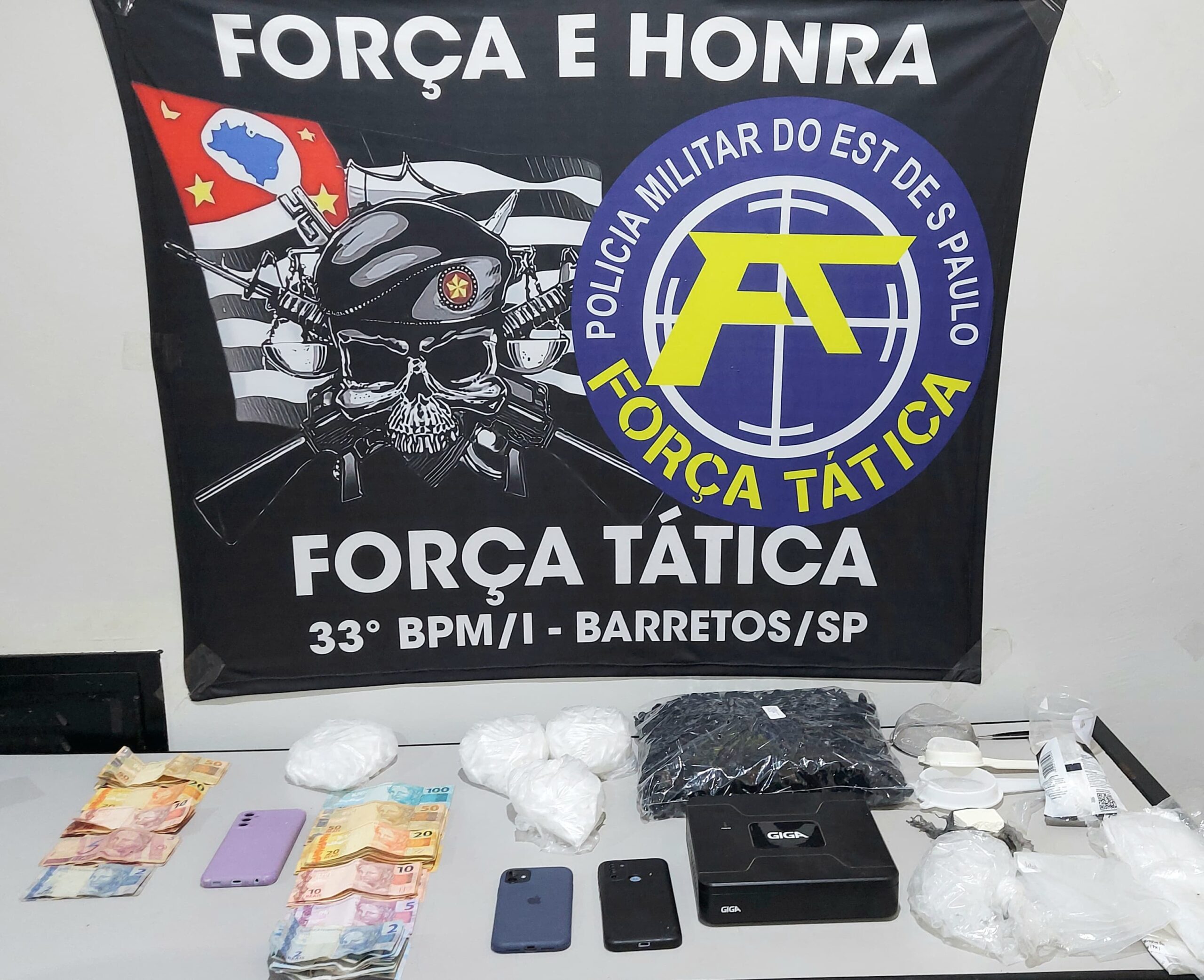 PM prende três mulheres por tráfico de entorpecente em Barretos