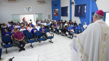 Os membros da Sociedade São Vicente de Paulo celebraram neste domingo (12), o aniversário de 50 anos do Conselho Central de Barretos, que é responsável por organizar o trabalho cariativo e religioso nas cidades de Barretos, Colina, Colômbia, Olímpia e Guaraci.