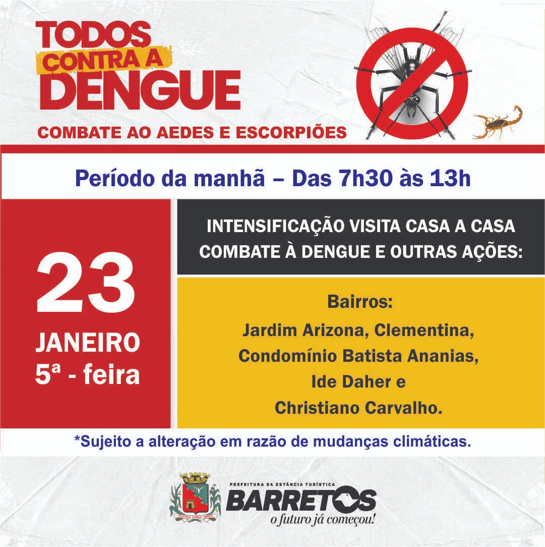 Barretos registra aumento de casos e novas internações por dengue