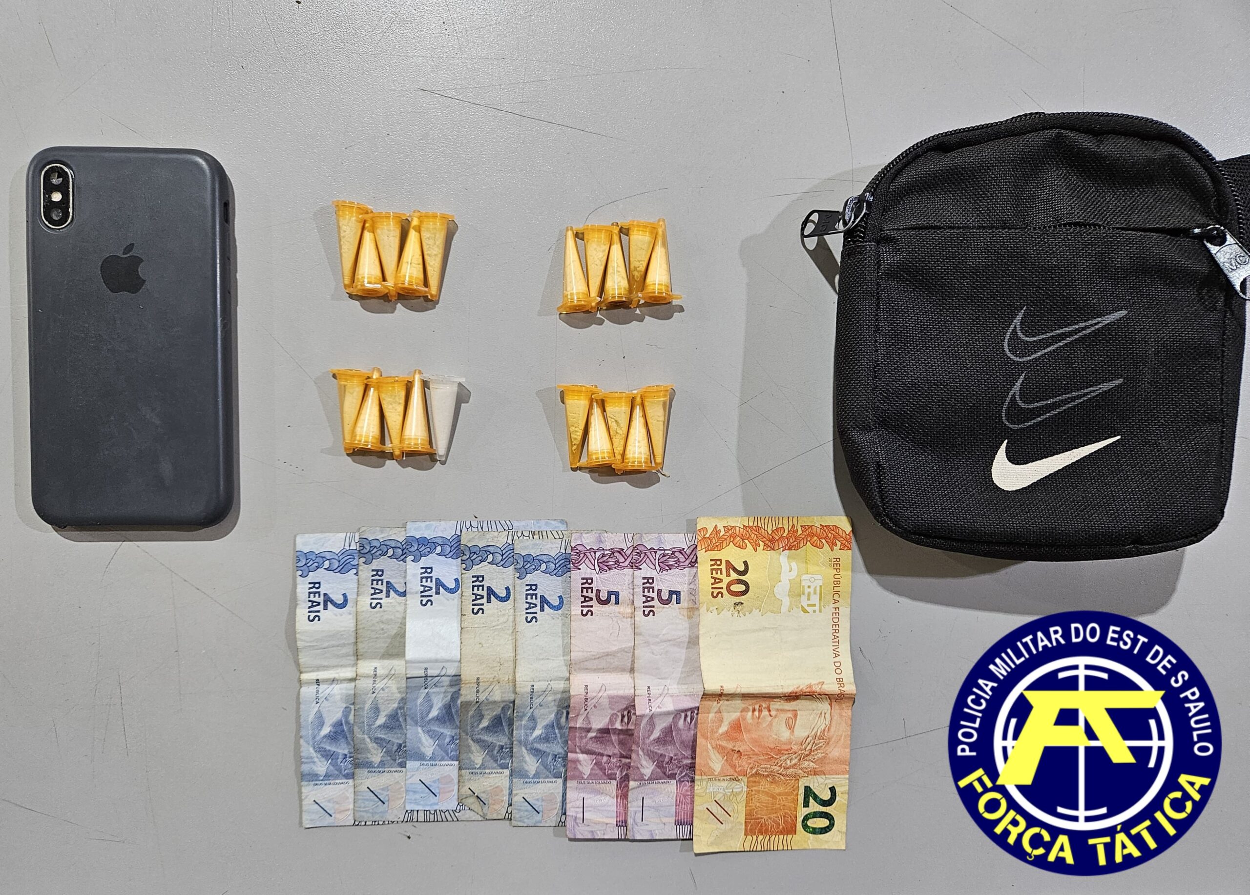 Acusado sem passagens pela Polícia é preso por tráfico de drogas
