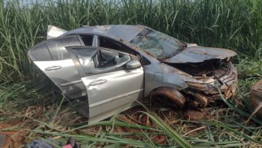 Condutor fica ferido em acidente na vicinal Luiz Carlos Arutin (Foto: O Diário de Barretos)