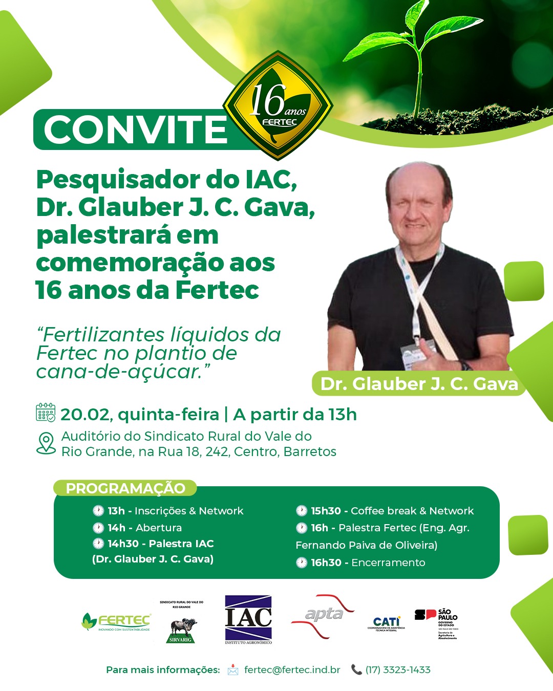 Pesquisador do IAC ministra palestra em Barretos