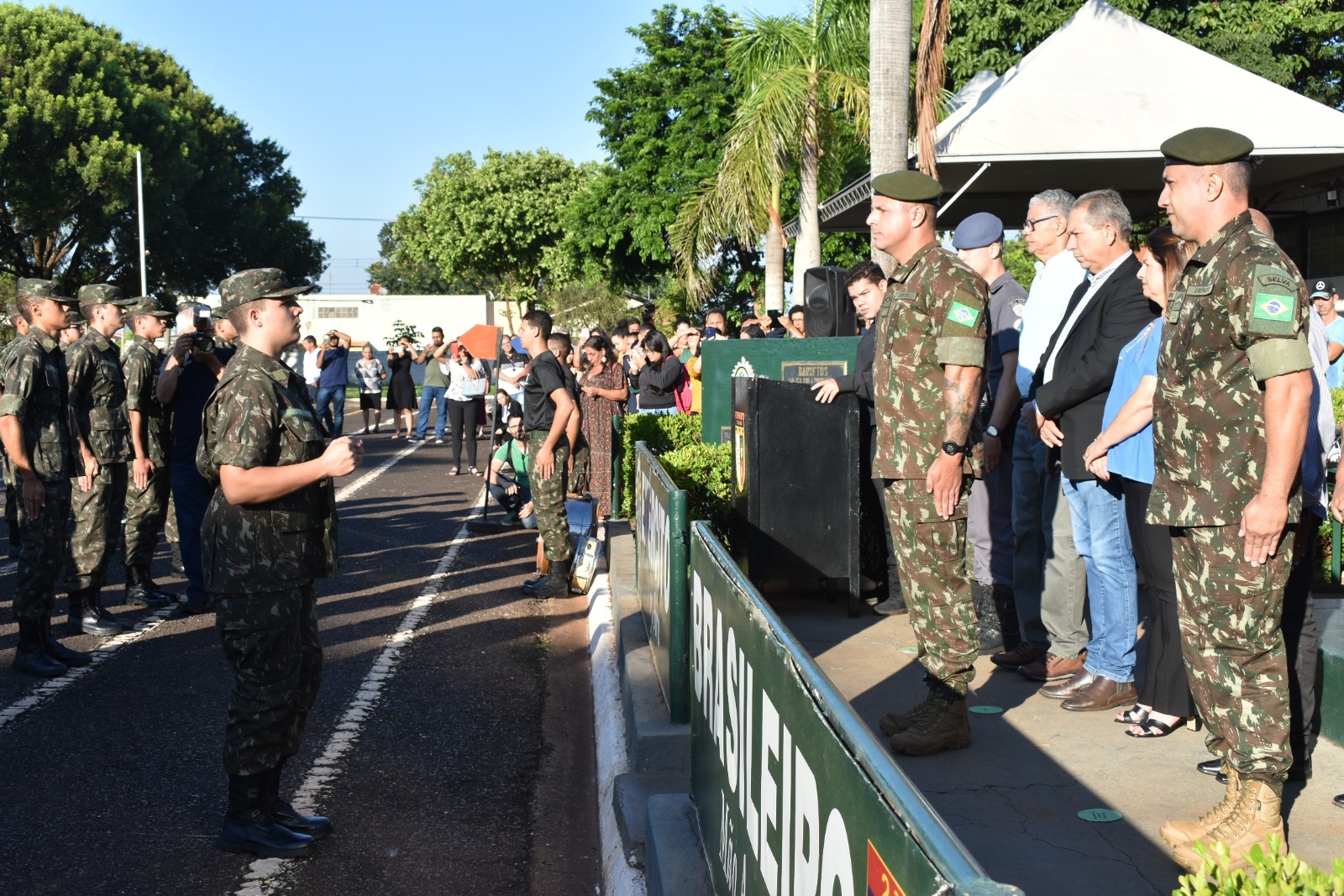TG realiza formatura com primeiro uso do uniforme
