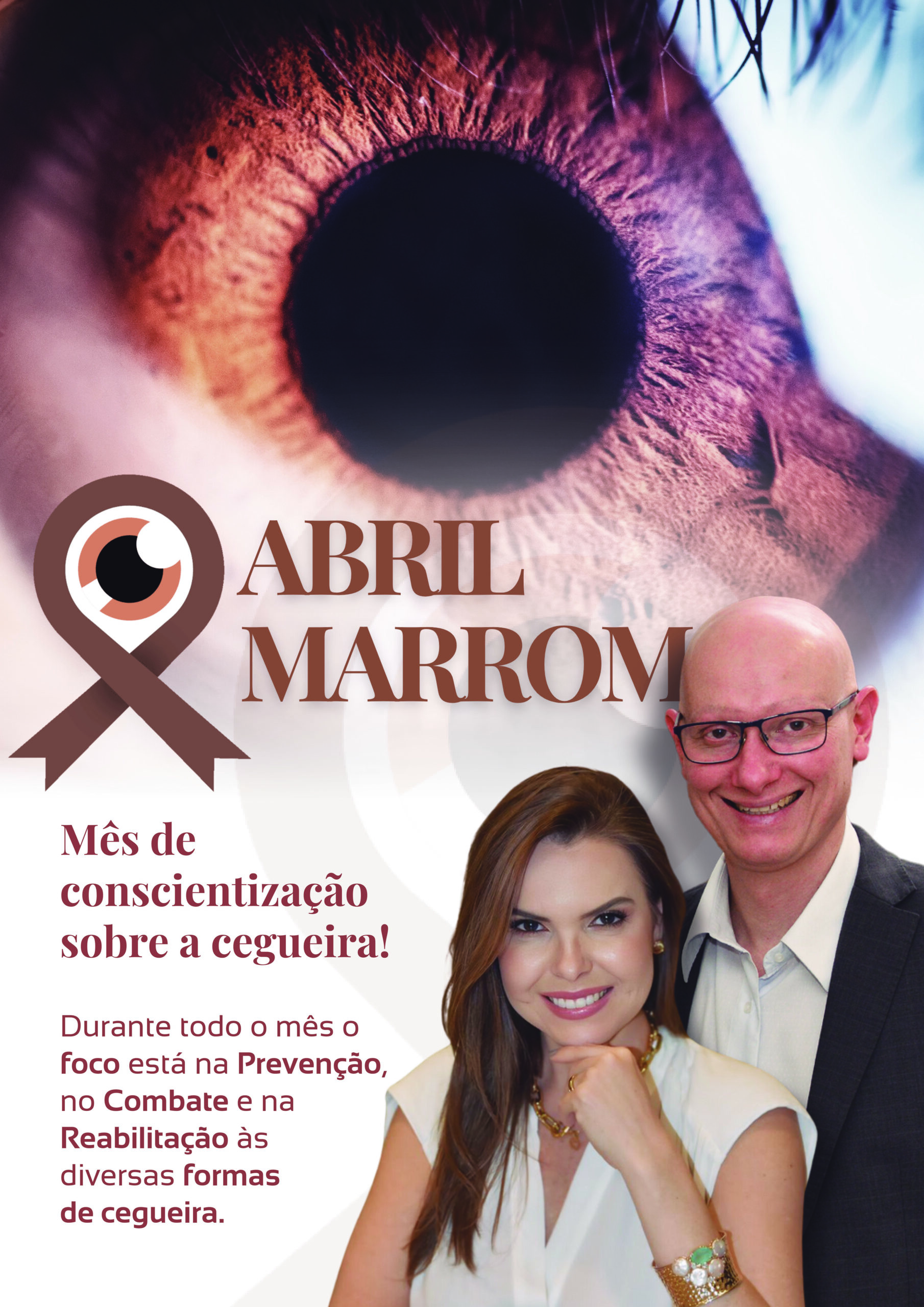 Abril Marrom alerta para prevenção de doenças que causam a cegueira