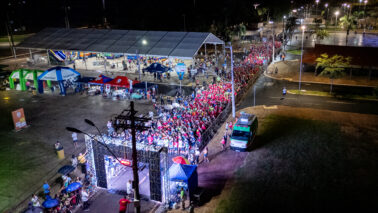 Comissão organizadora estima cerca de 1,5 mil participantes da corrida no Parque de Os Independentes (Foto: Divugação)