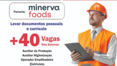 WhatsApp Image 2025-03-18 at 09.58.49 A prefeitura de Barretos e a empresa Minerva Foods realizam nesta quarta-feira (19), um novo Feirão de Empregos, com oferta de mais de 40 vagas.