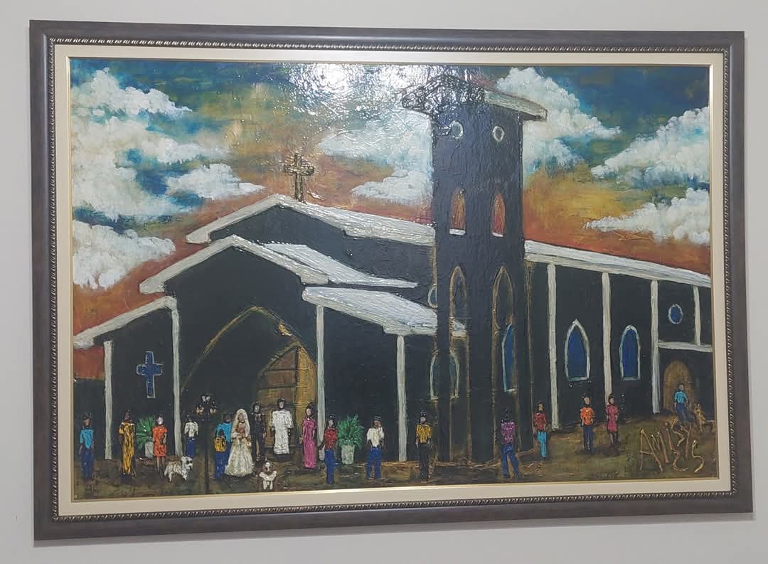 Artista plástico pinta capela e Igreja de Barretos