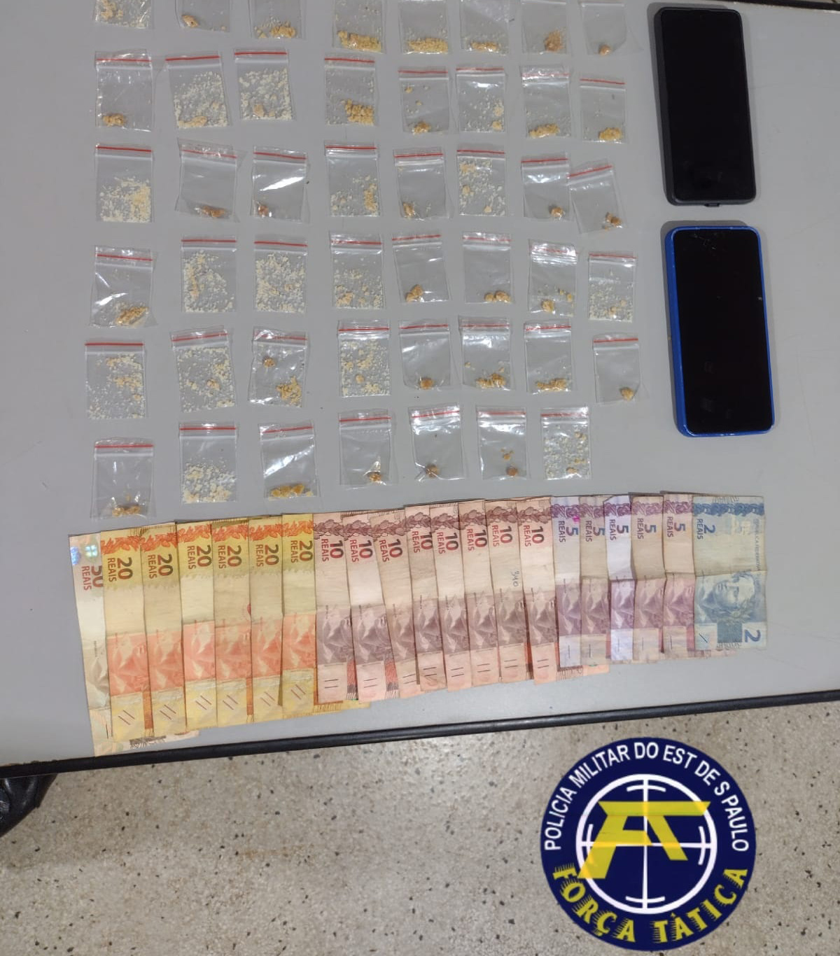 Funileiro é preso com pedras de crack