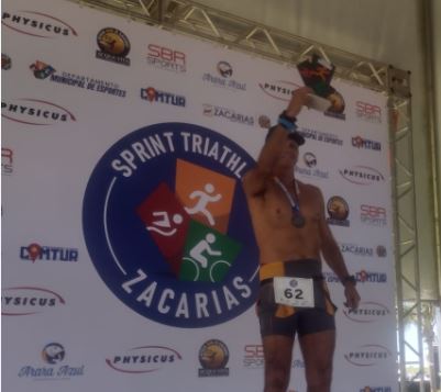 Triatleta se destaca em competição estadual
