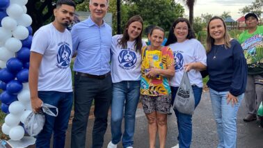 A ação distribuiu gratuitamente mais de 2 mil sacos de ração