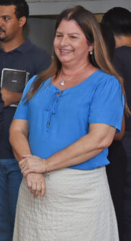 Roselaine destacou a importância da campanha em parceria com o North Shopping Barretos Fundo Social e North Shopping lançam Campanha do Agasalho