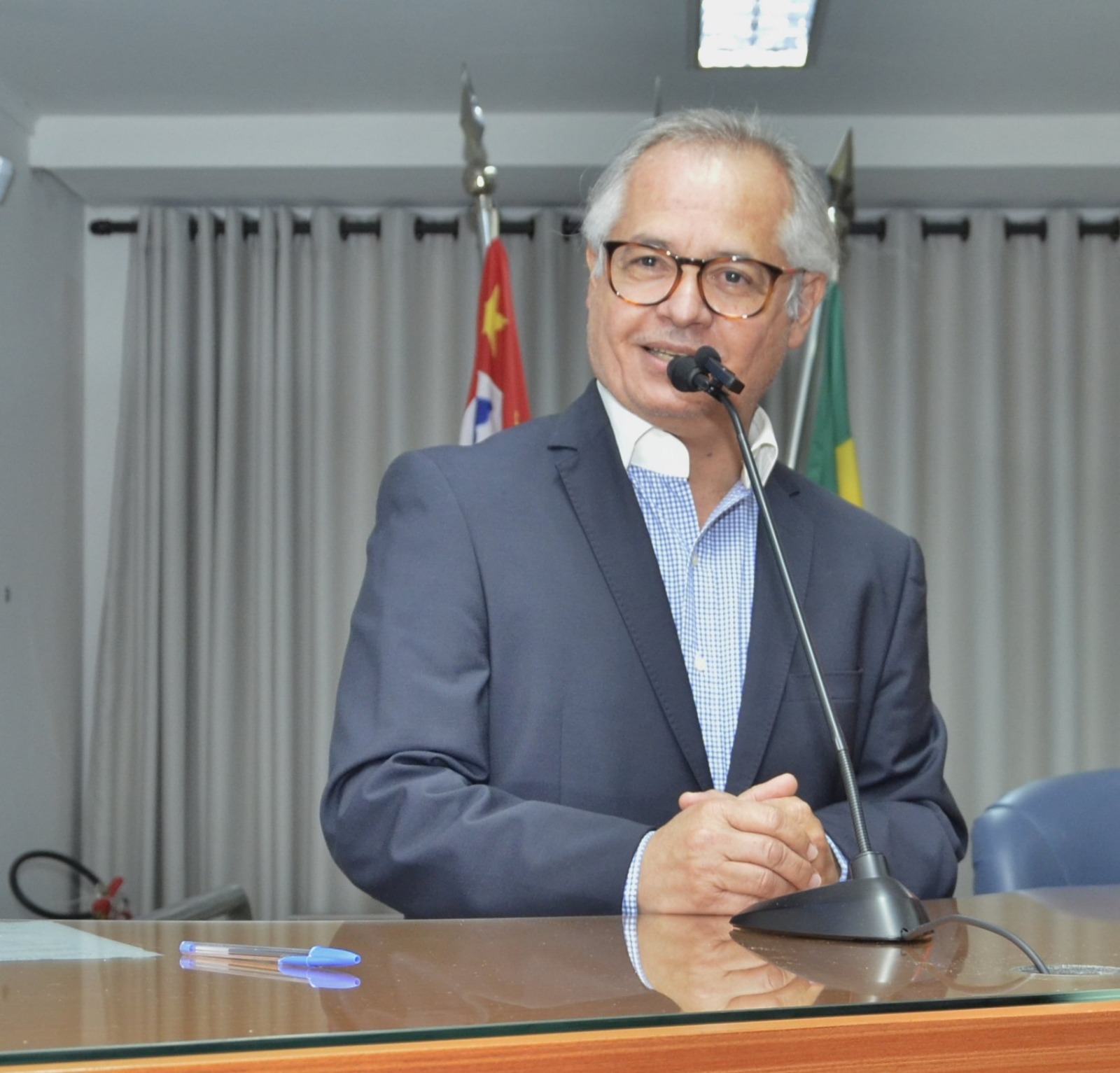 Palestra do jornalista Monteiro Neto