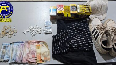 Polícia Militar detém autor e recupera dinheiro e produtos furtados (Foto: O Diário de Barretos)