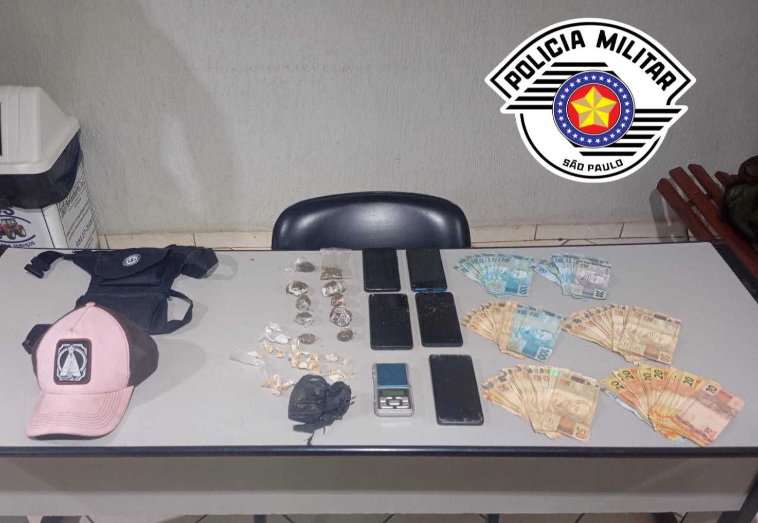 Polícia detém receptador e encontra objeto furtado e drogas em ponto de tráfico