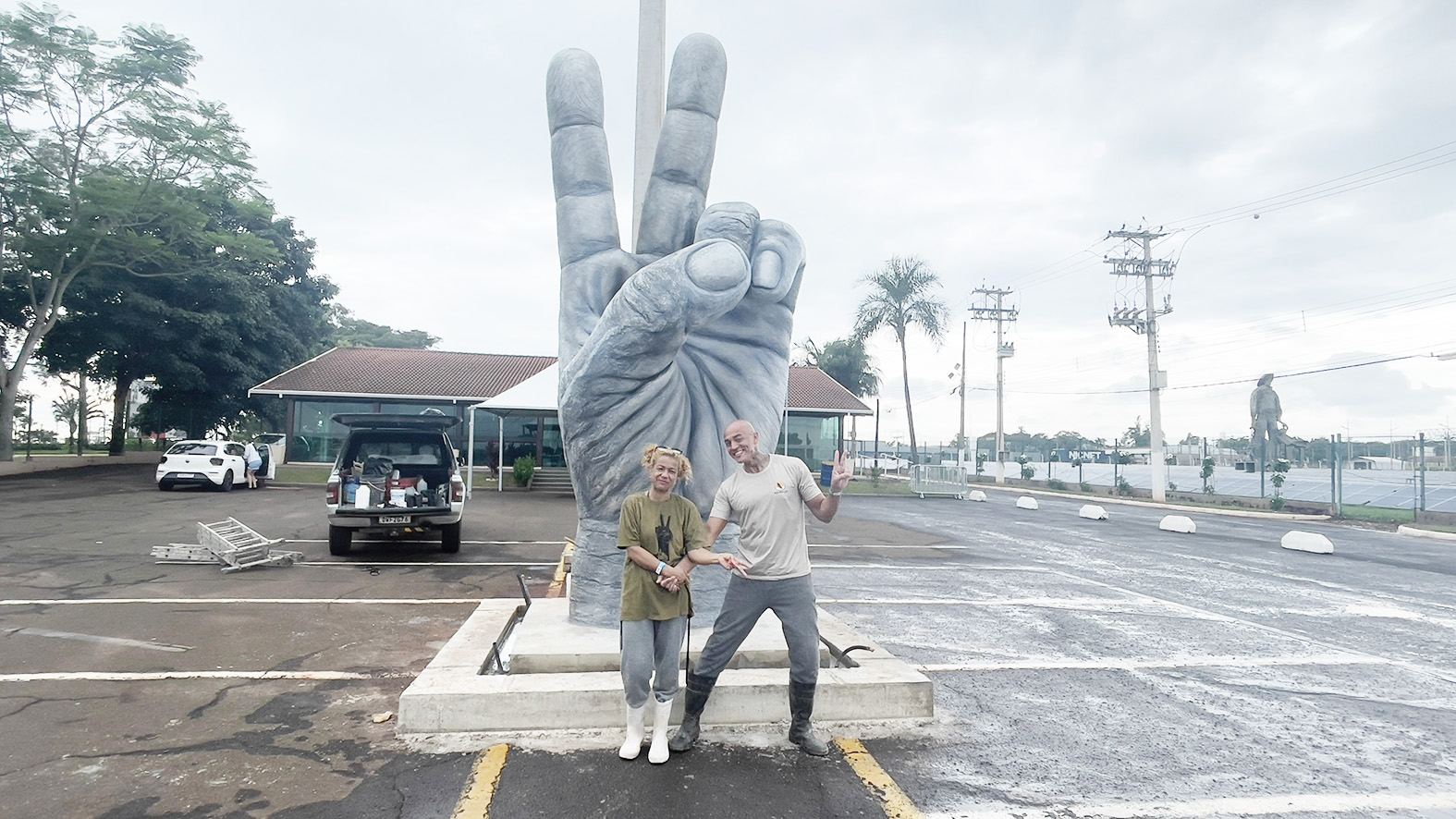 Monumento da Rota Biker chega ao Parque do Peão