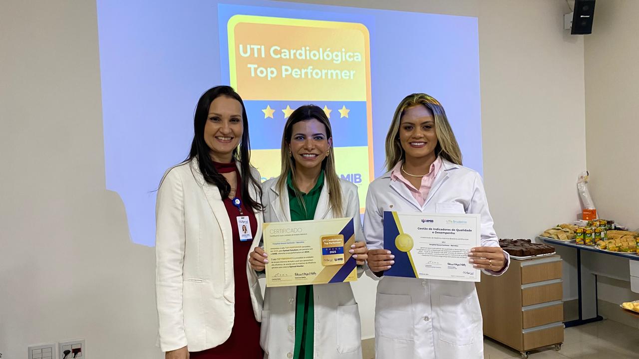 UTI Cardiológica do Hospital Nossa Senhora é premiada pelo segundo ano consecutivo