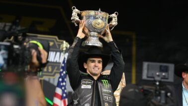 José Vitor Leme comemorou terceiro título da PBR nos Estados Unidos (Divulgação PBR)