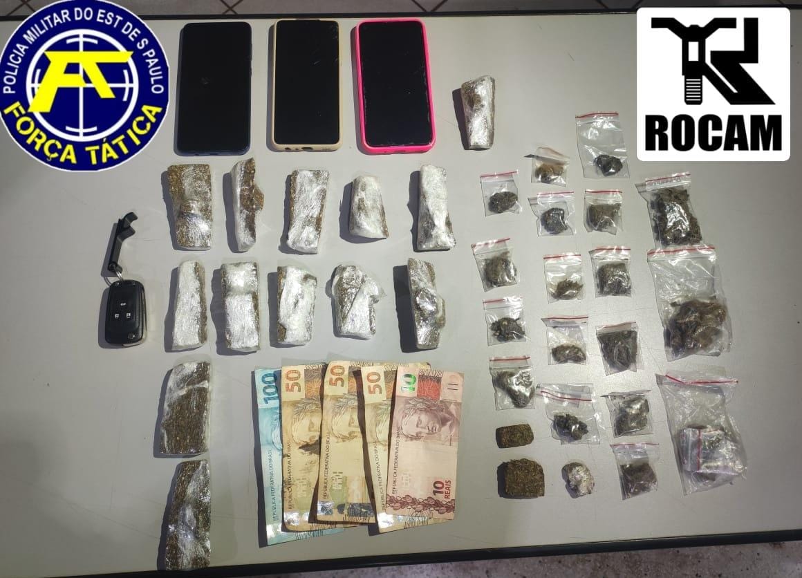 Polícia Militar prende homem investigado por tráfico de entorpecentes