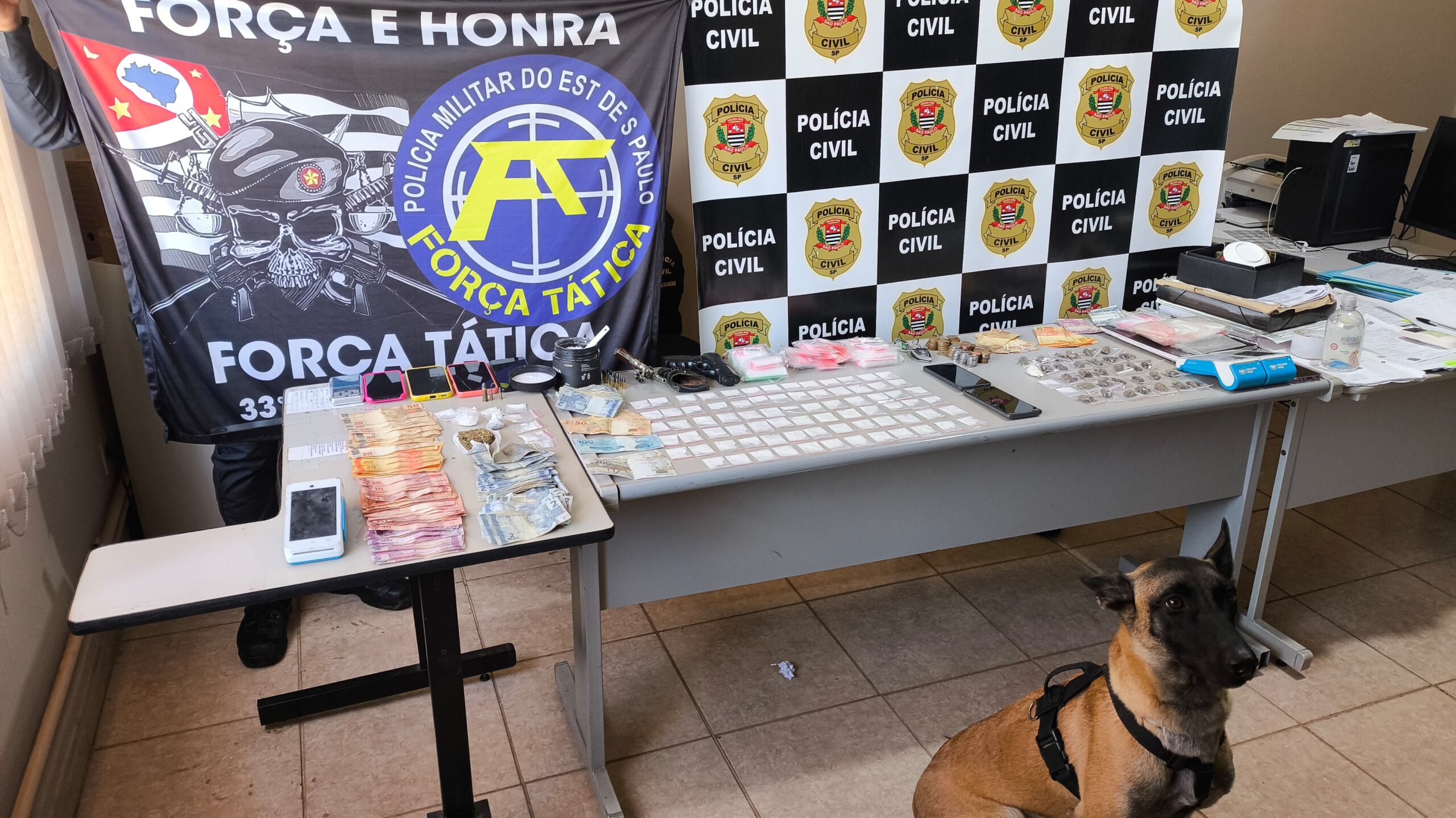 Polícia prende três durante operação “Cerco Total” em Olímpia