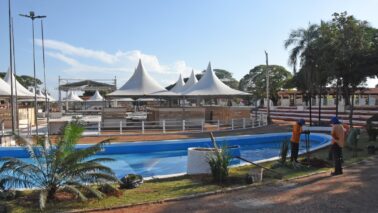 O Recinto Paulo de Lima Correa está sendo preparado para receber pelo segundo ano consecutivo o Revelando SP, que é considerado o maior festival de valorização das culturas tradicionais do estado de São Paulo.