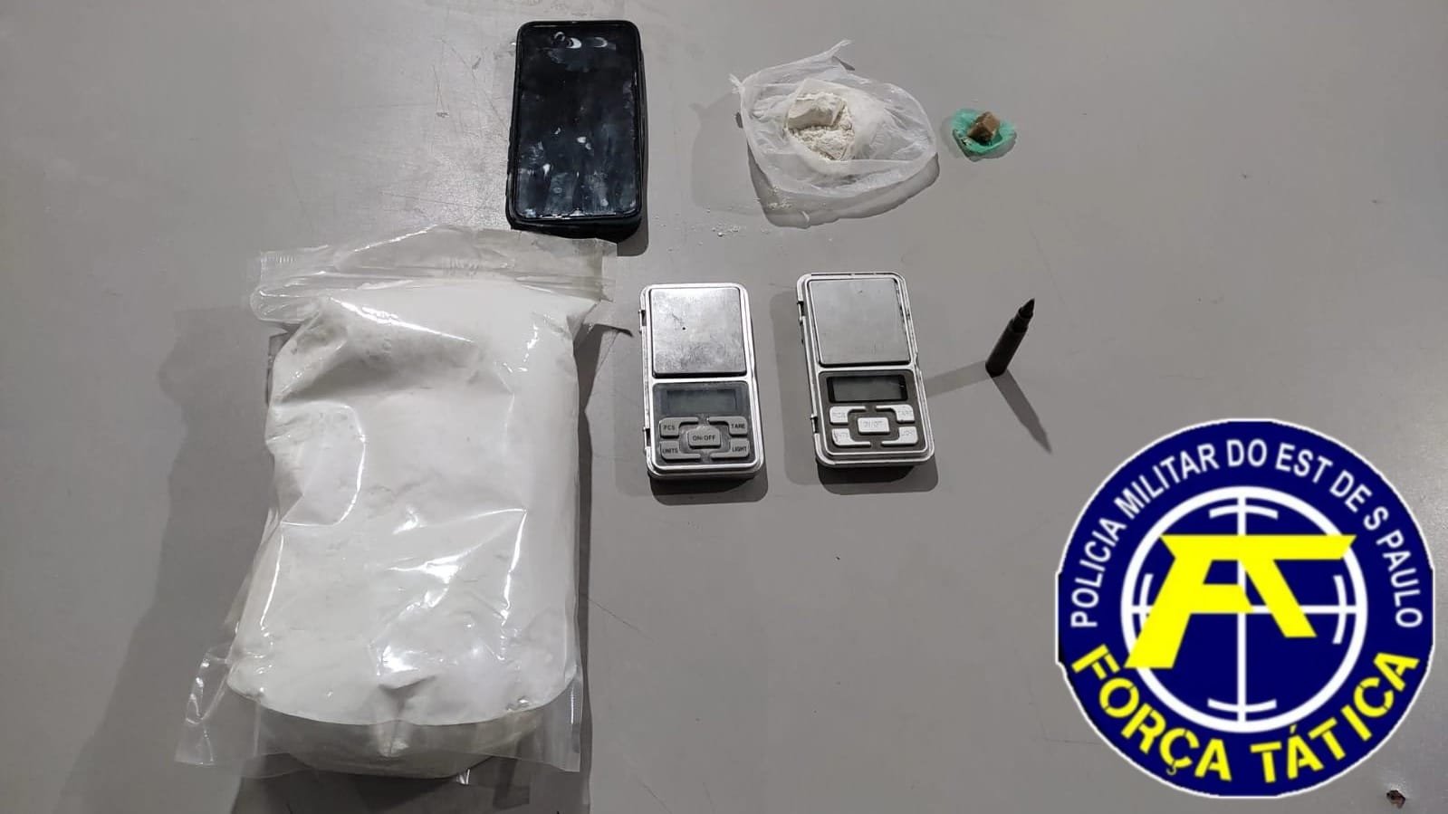 Auxiliar de enfermagem é preso por tráfico e posse ilegal de munição de uso restrito