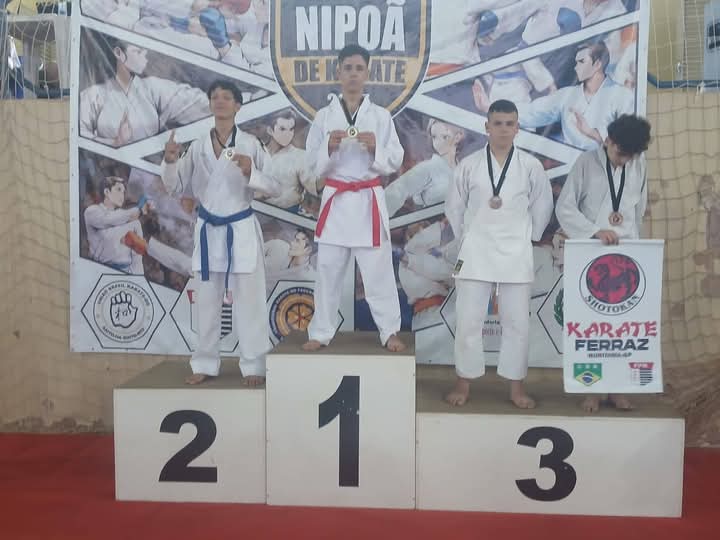 Karateca conquista duas medalhas na Copa Nipoã