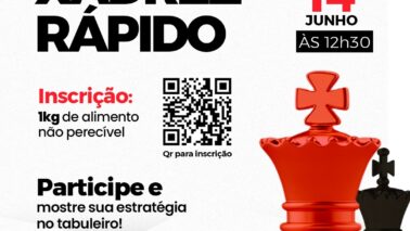 O Clube de Xadrez Irmãos Alonso está com inscrições abertas para a 3ª etapa do Circuito Municipal de Xadrez Rápido