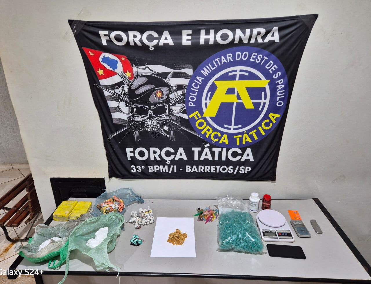 PM detém autor e apreende 1,4kg de entorpecentes em Barretos