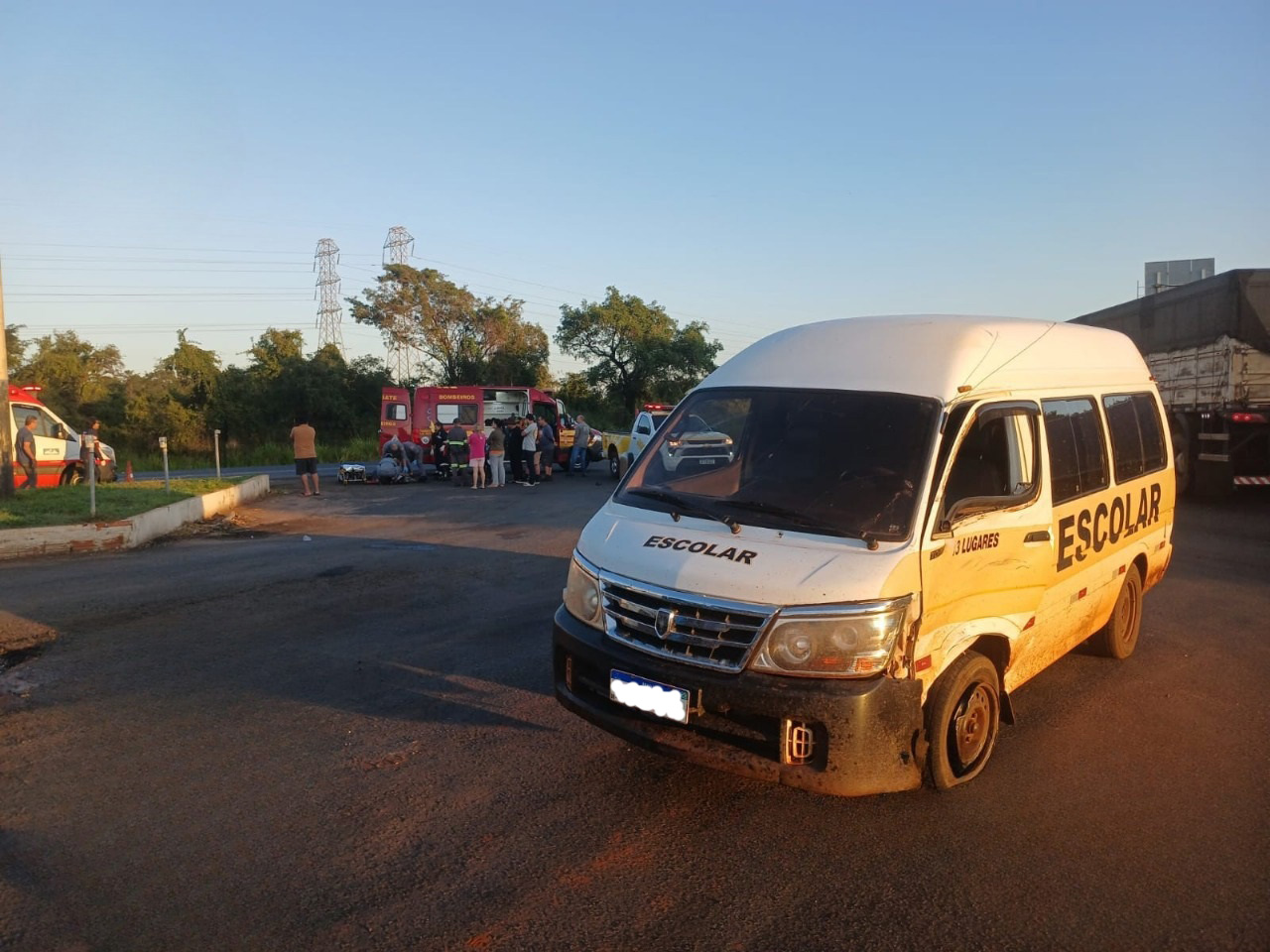 Frentista fica ferido em acidente na rodovia Brigadeiro Faria Lima