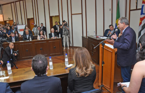 TIN_0210 Presidente do Tribunal de Justiça de São Paulo, desembargador Fernando Antônio Torres Garcia instala 4ª Vara e fala em resgate da justiça
