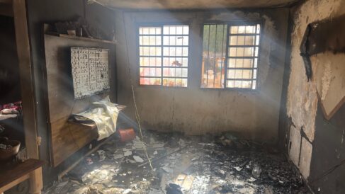 Incêndio causa danos em apartamento no Luís Spina (Foto: O Diário de Barretos) Incêndio causa danos em apartamento no Luís Spina (Foto: O Diário de Barretos)