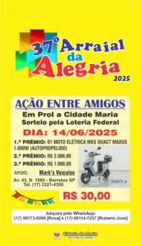 WhatsApp Image 2025-06-12 at 11.41.15 Rifa da Cidade de Maria não teve ganhador e novo sorteio acontece no próximo sábado
