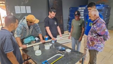 A Casa do Oleiro sediou durante dois finais de semana, o curso de Hidráulica que abordou o tema Rede de Água – módulo II.