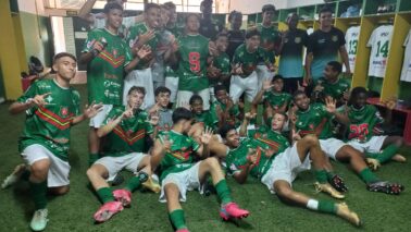 O Barretos Esporte Clube carimbou a classificação à segunda fase do Campeonato Paulista Sub-15 ao vencer o Atlético Monte Azul pelo placar de 6 a 1, no estádio Fortaleza.